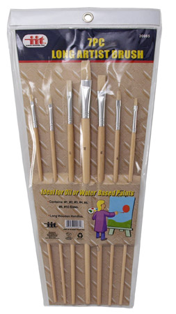 7-pc. Long Artist Brush
