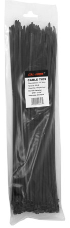 100-pc. 14" Black Zip Cable Ties