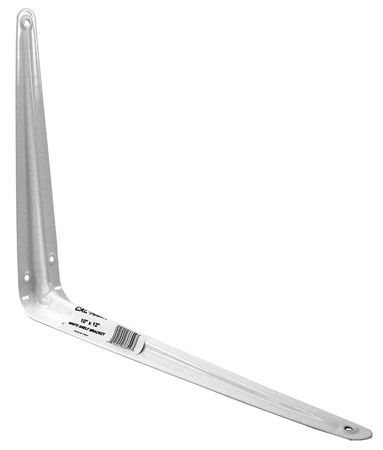 10" x 12" Shelf Bracket - White