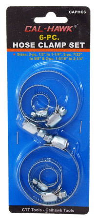 6-pc. Hose Clamp Set