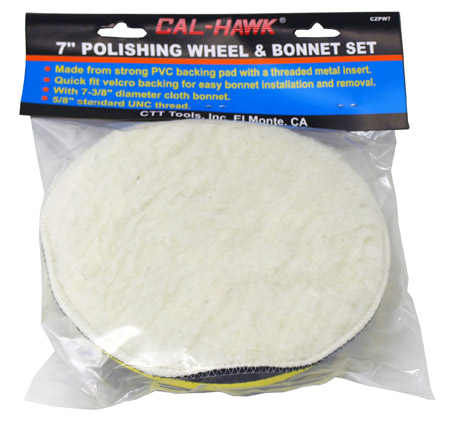7" Polishing Wheel and Bonnet Set