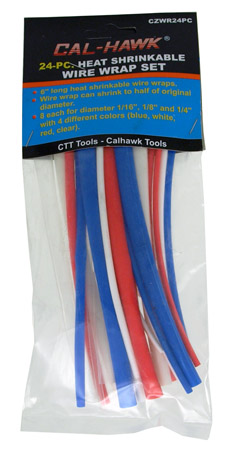 24-pc. Heat Shrink Wire Wrap Set