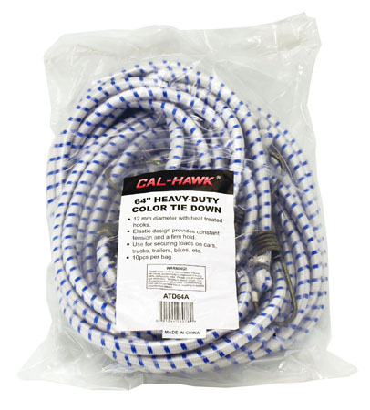 10-pc. 64" Heavy Duty Tie Down