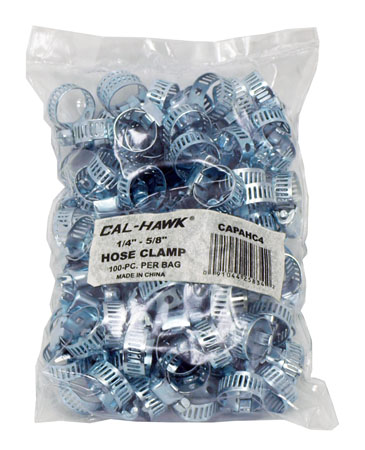 100-pc. 1/4" - 5/8" Hose Clamp