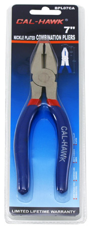7" Nickel Plated Combination Pliers