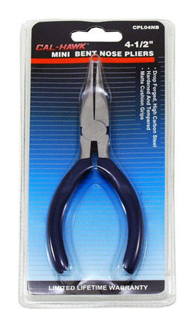 4-1/2" Mini Bent Nose Pliers