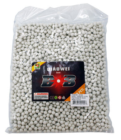 Bag of 3,000 .25g Seamless BB's