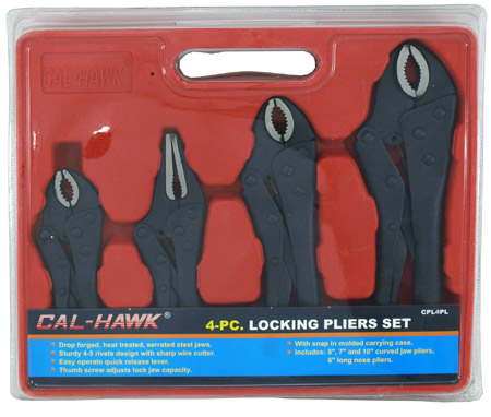 4-pc. Locking Pliers Set