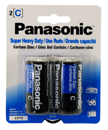 2-pc. C Super Heavy Duty Batteries