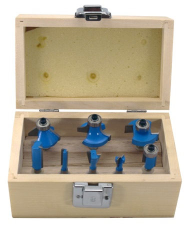 8-pc. Router Bit Set