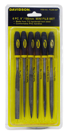 6-pc. 9" Mini File Set