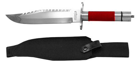 14" Survival Knife - Red Handle