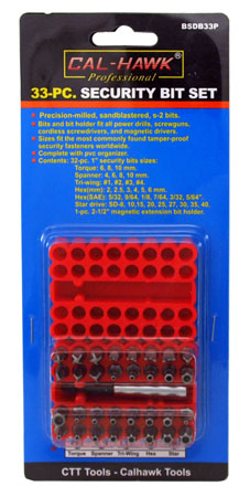 33-pc. Security Bit Set