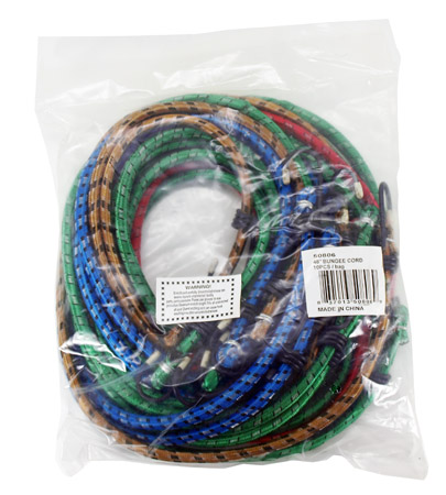 10-pc. 48" Light Duty Bungee Cord