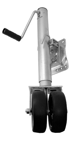 2,000 Lbs. Swivel Double Wheel Trailer Jack