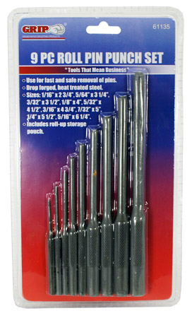 9-pc. Roll Pin Punch Set