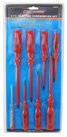 8-pc. Electrician's Screwdriver Set