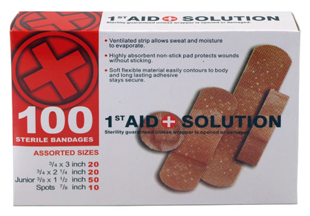100-pc. Sterile Bandages