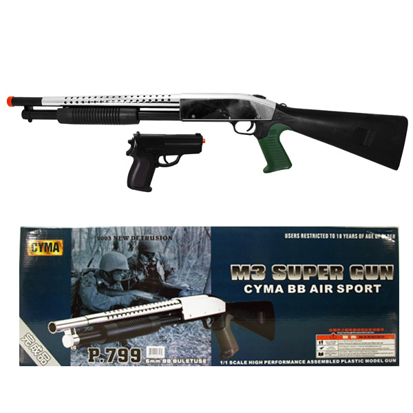 P.799 Spring Airsoft Shotgun with Pistol