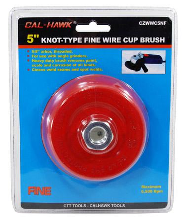 5" Knot-Type Fine Wire Cup Brush