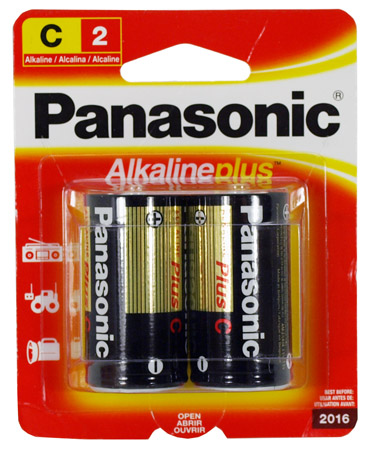 2-pc. C Alkaline Batteries