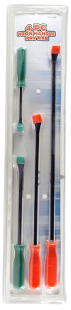 4-pc. Neon Handle Pry Bar Set