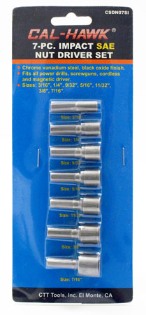 7-pc. Impact SAE Nut Driver Set