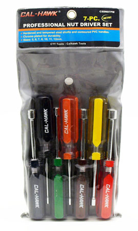 7-pc. Professional Metric Nut Driver Set