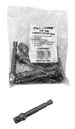 10-pc. 3/8" Power Extension Bar