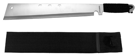 19" Stainless Steel Machete w/Sheath