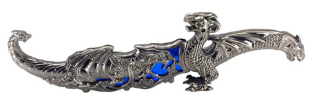 12" Dragon Knife - Blue