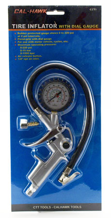 Tire Inflator with Dial Gauge