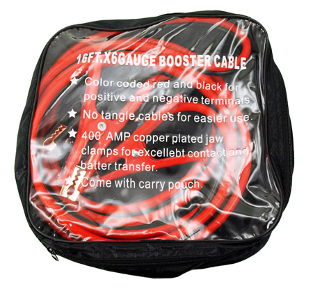 16' x 6 Gauge Booster Cable
