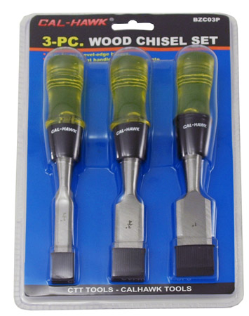 3-pc. Wood Chisel Set
