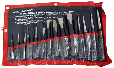 14-pc. Heavy Duty Punch and Chisel Set