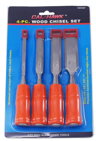 4-pc. Wood Chisel Set