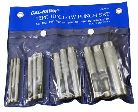 12-pc. Hollow Punch Set