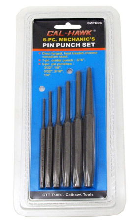 6-pc. Mechanic's Pin Punch Set
