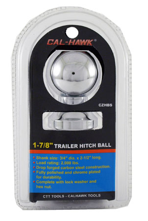 1-7/8" x 3/4" Trailer Hitch Ball