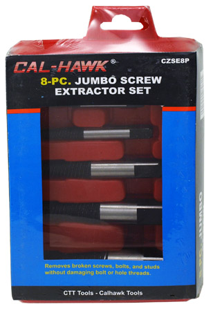 8-pc. Jumbo Screw Extractor Set
