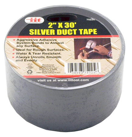 2" x 30' Silver Duct Tape