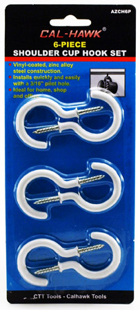 6-pc. Shoulder Cup Hook Set
