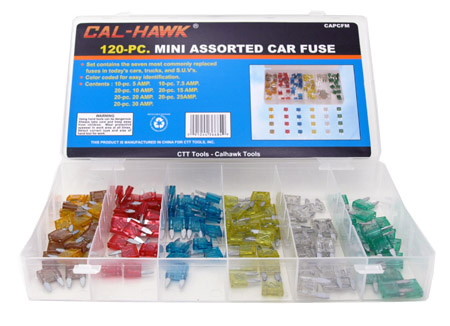 120-pc. Mini Assorted Car Fuse