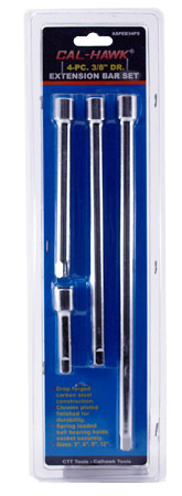 4-pc. 3/8" Drive Extension Bar Set
