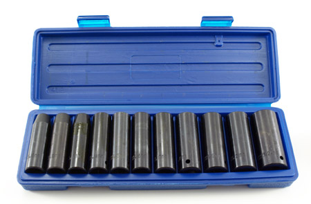 12-pc. 1/2" Drive Deep Impact Metric Socket Set