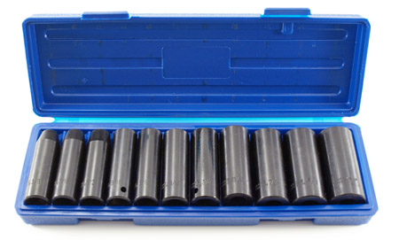 12-pc. 1/2" Drive Deep Impact SAE Socket Set