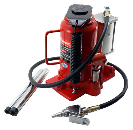 20 Ton Air/Manual Hydraulic Bottle Jack