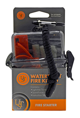 Watertight Fire Kit 1.0 with Flint and Steel Fire Starter