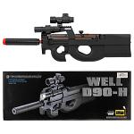 Well D90-H P90 Plastic Gear AEG Electric Airsoft Gun
