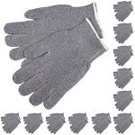 12 Pairs - MCR Safety 9415 KM Terrycloth Industrial Safety Protection Gloves